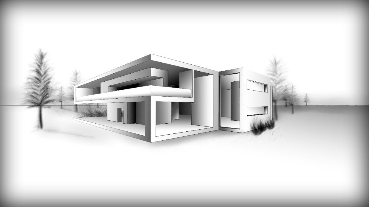 Modern House Drawings Find the best images of modern house decor and