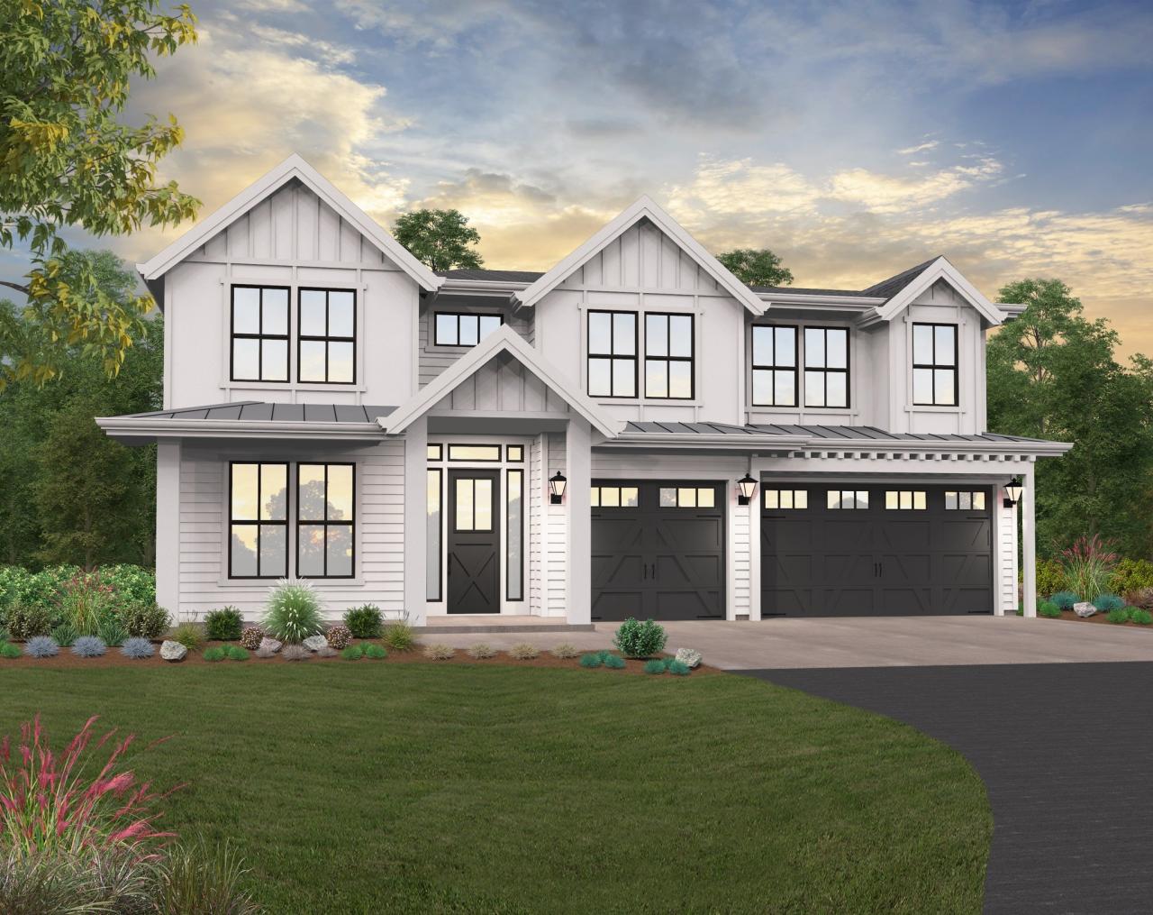 Pilkington House Plan Two Story Farmhouse Plan by Mark Stewart