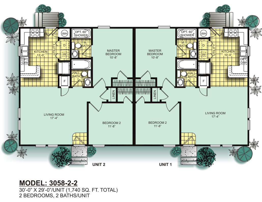 Modular Duplexes Oak Creek Homes Oak creek homes, Duplex, Oak creek