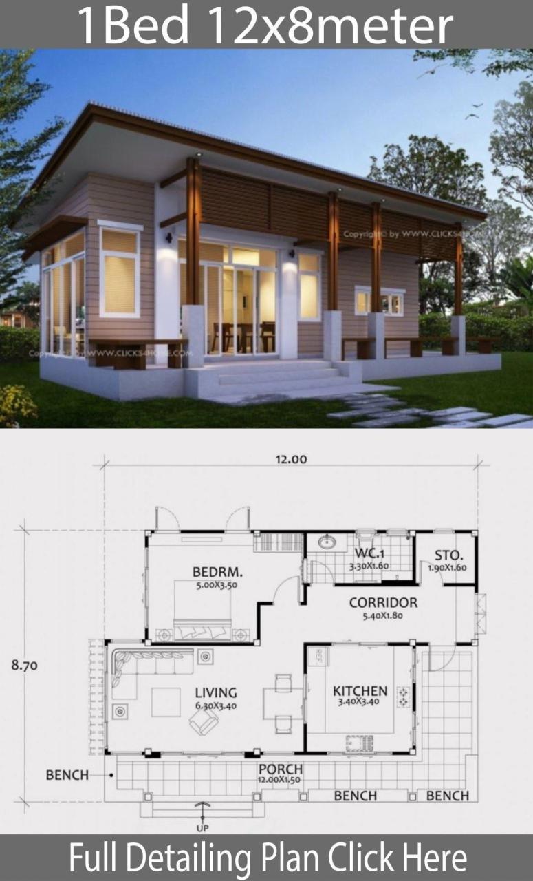 32+ One Bedroom House Plans Images doceartedocer