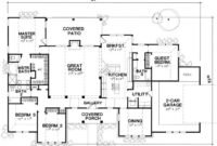Unique 4 Bedroom House Plans Single Story New Home Plans Design
