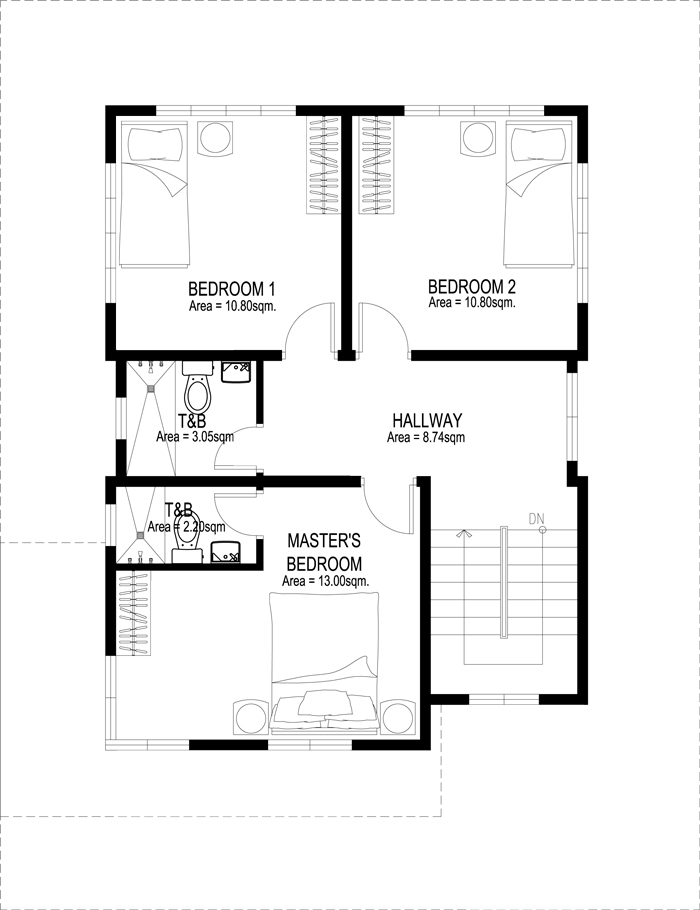 Two Story House Plans Series PHP2014007