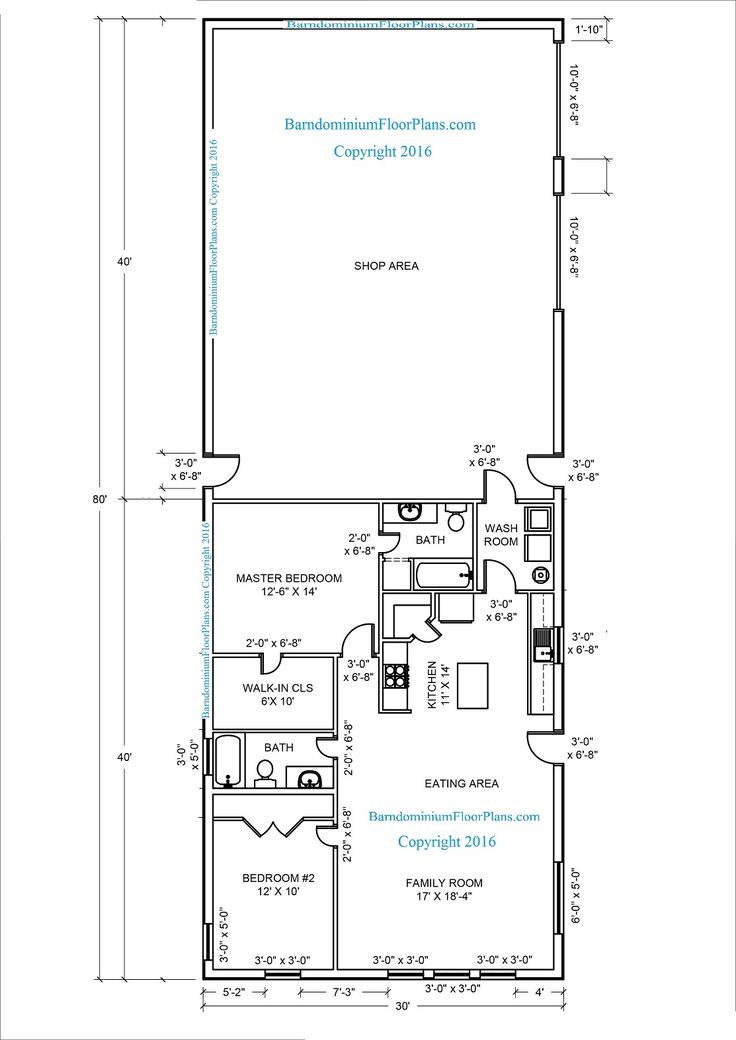 Barndominium floor plans, Barndominium plans, Metal building homes