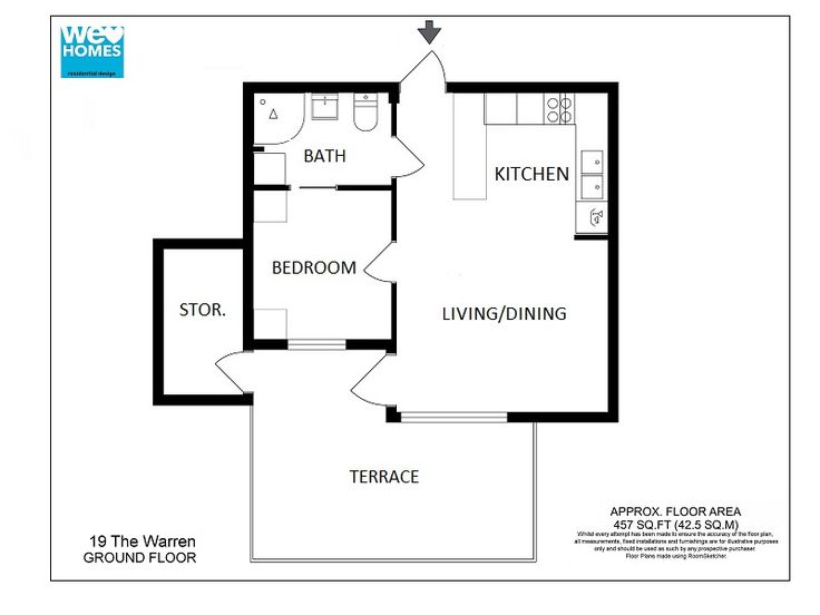 2D Floor Plans RoomSketcher Simple floor plans, Home design floor