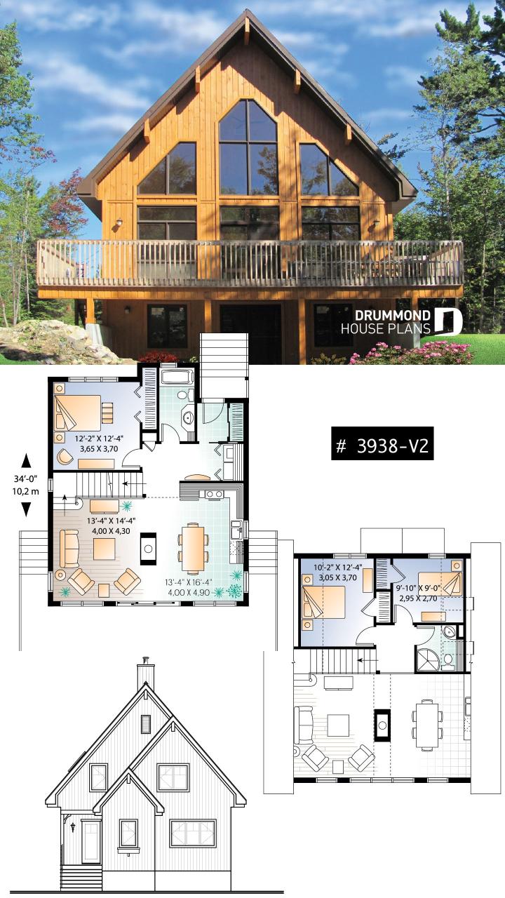 Discover the plan 3938V2 (Skylark 3) which will please you for its 1
