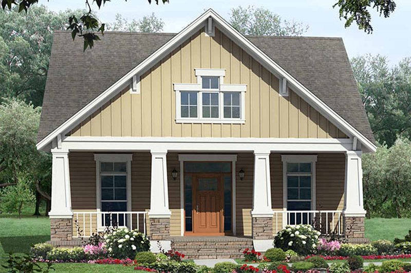 Craftsman Style House Plan 3 Beds 2 Baths 1800 Sq/Ft Plan 21249