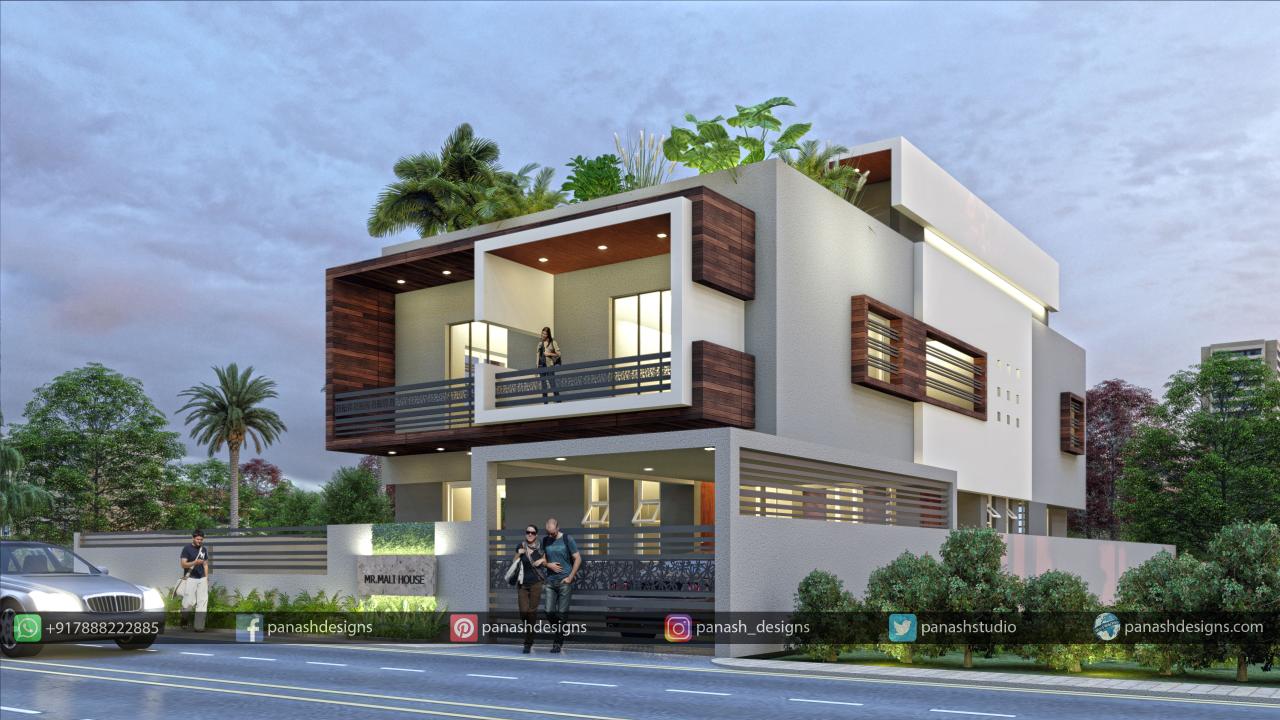 Two Storey House 3D Elevation Home Design Inspiration Building A