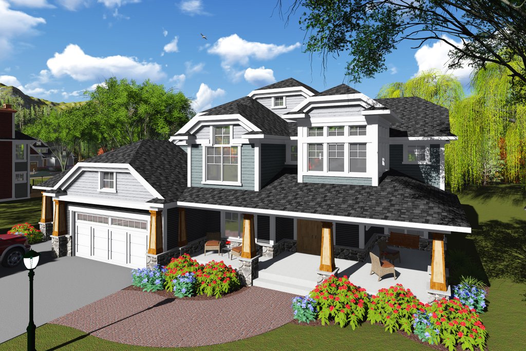 Craftsman Style House Plan 6 Beds 4.5 Baths 5157 Sq/Ft Plan 701255