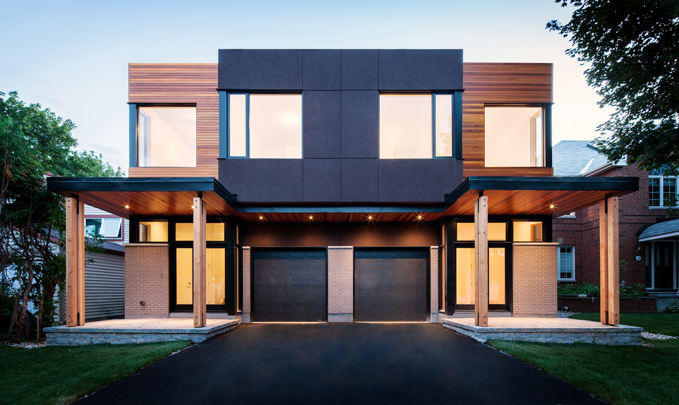 Royal Avenue Duplex Contemporary Exterior Ottawa by