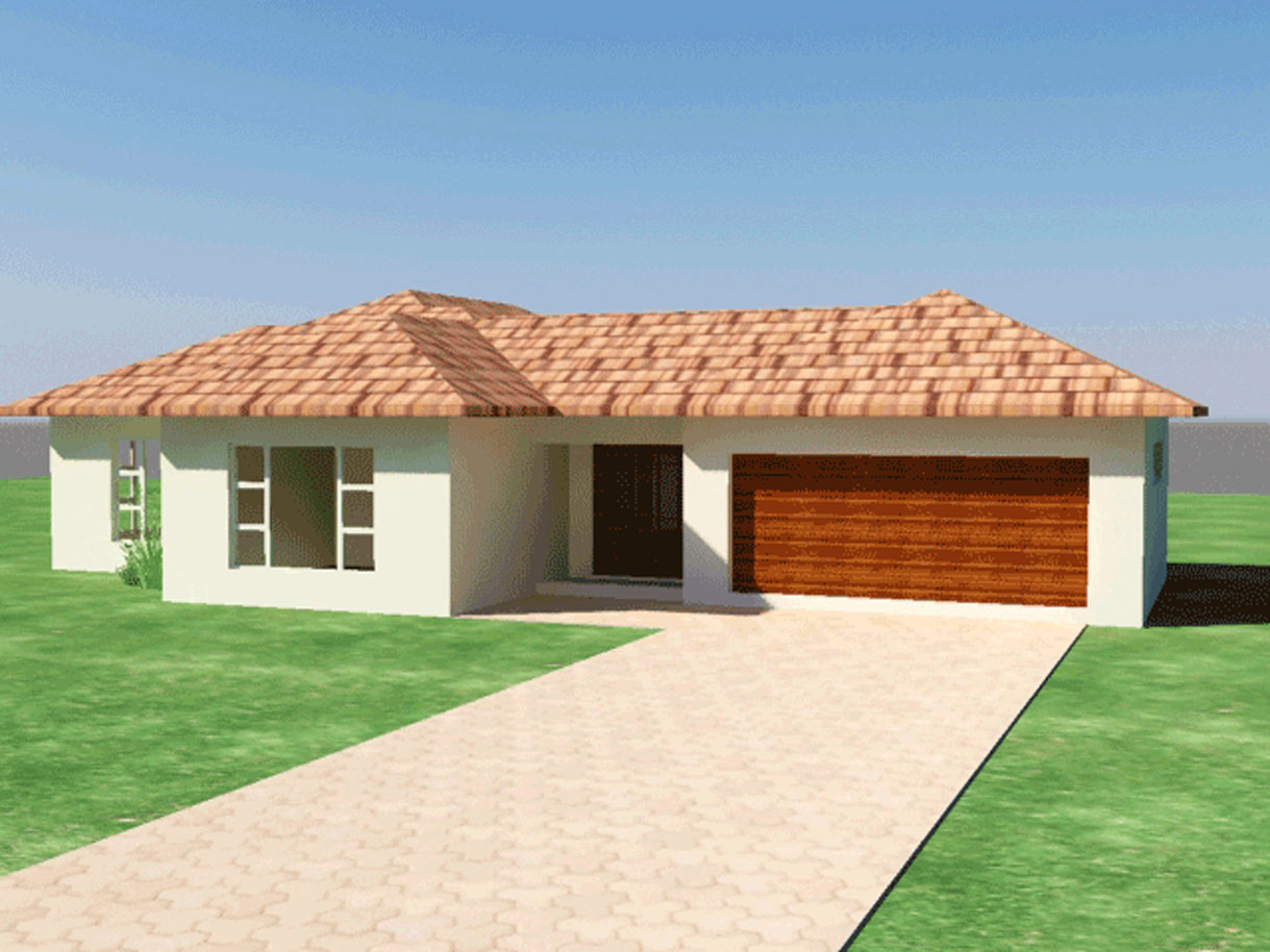 Single storey house plan House plans south africa 3 bedroom house plan