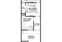 House Plan for 15 Feet by 50 Feet plot (Plot Size 83 Square Yards