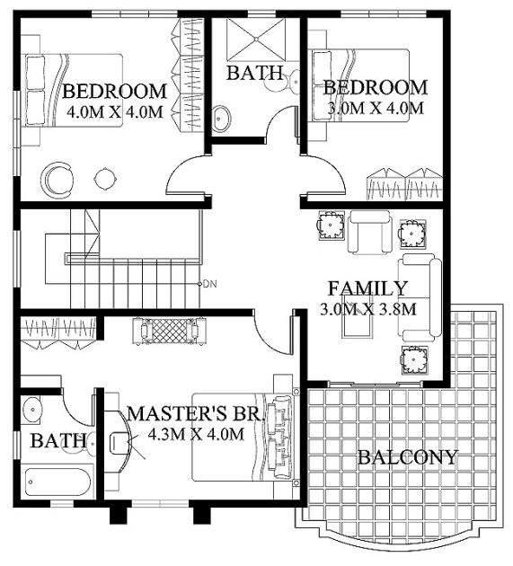 Modern House Design 2012005 Pinoy ePlans