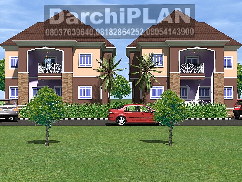 NIGERIA BUILDING STYLE(Architectural Designs by DarchiPLAN HOMES) FOUR