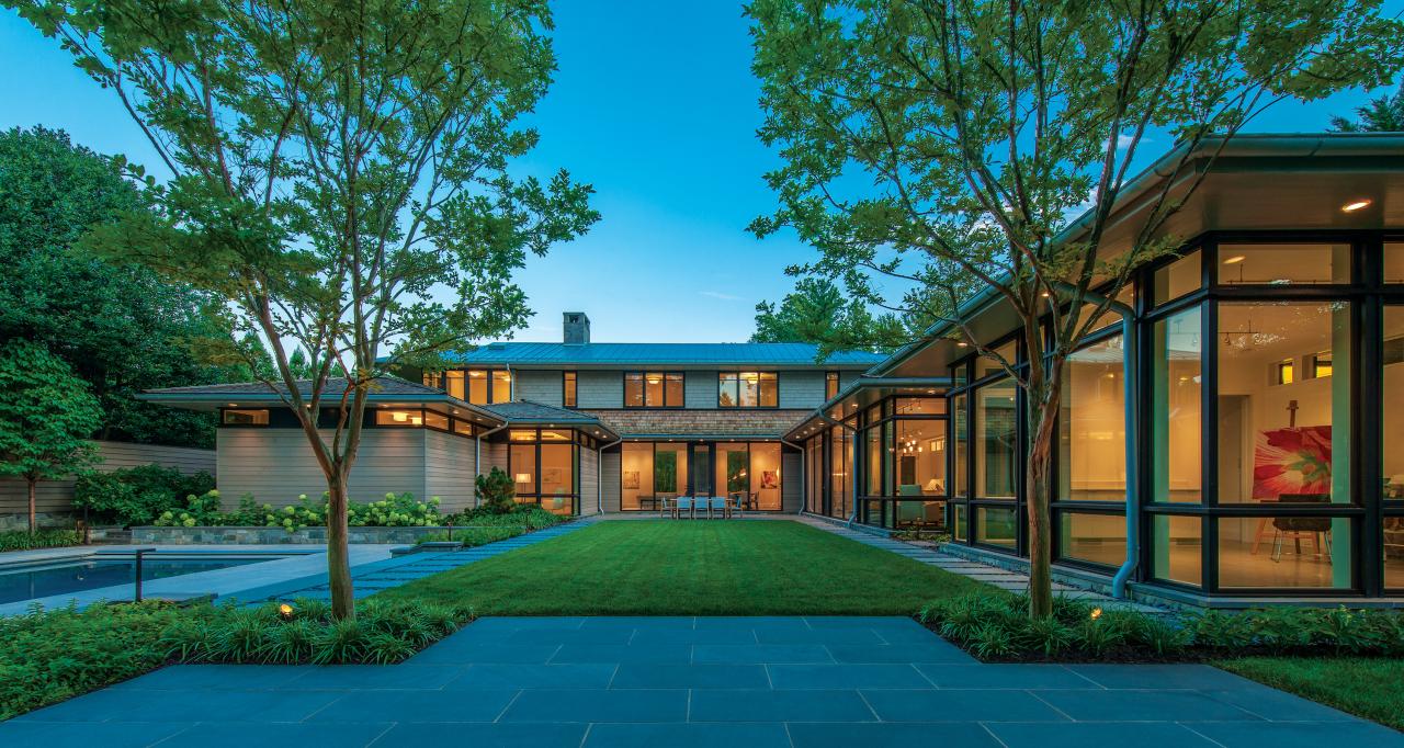 UShaped Plan Creates a Bright, Suburban Oasis Custom Home Magazine