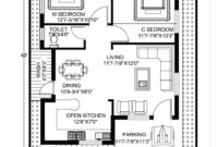 1200 sq ft 2BHK 031 Happho 30x40 house plans, 2bhk house plan