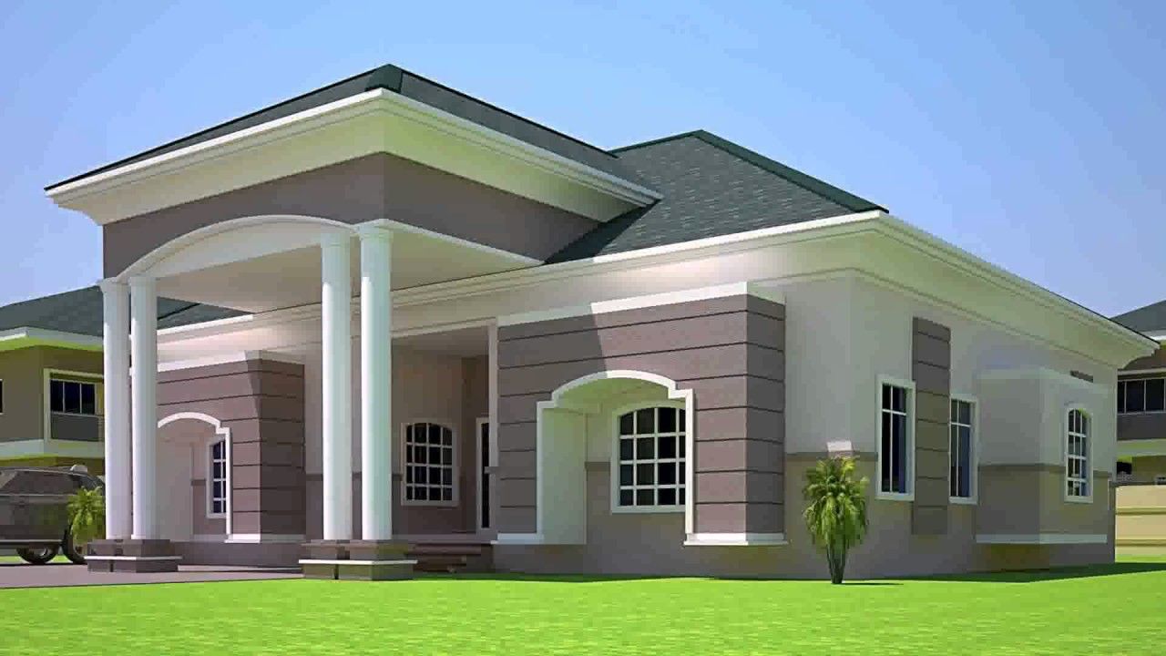 Concept 4 Bedroom Modern House Plans In Ghana, House Plan Ghana