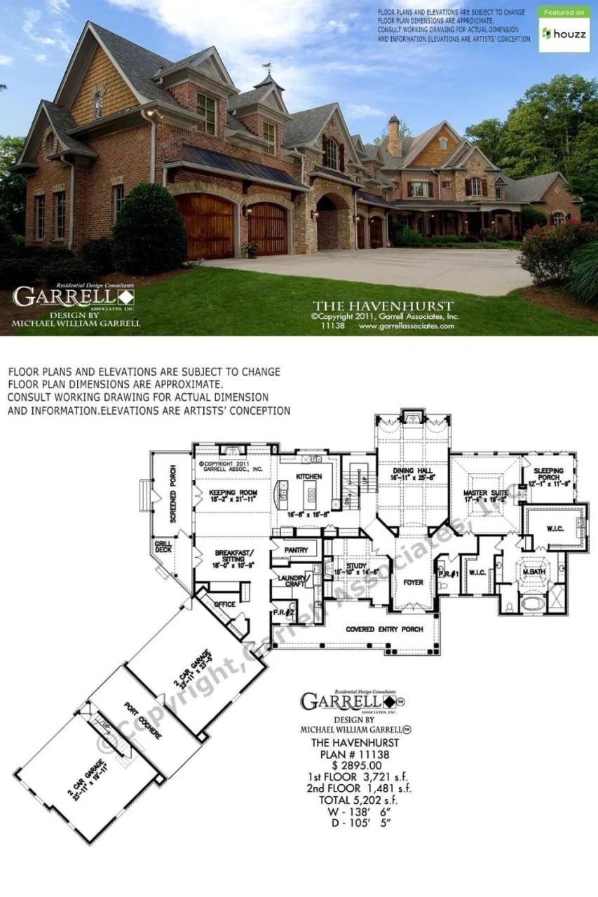 Traditional Style 3Bedroom TwoStory Havenhurst Home for a Wide Lot