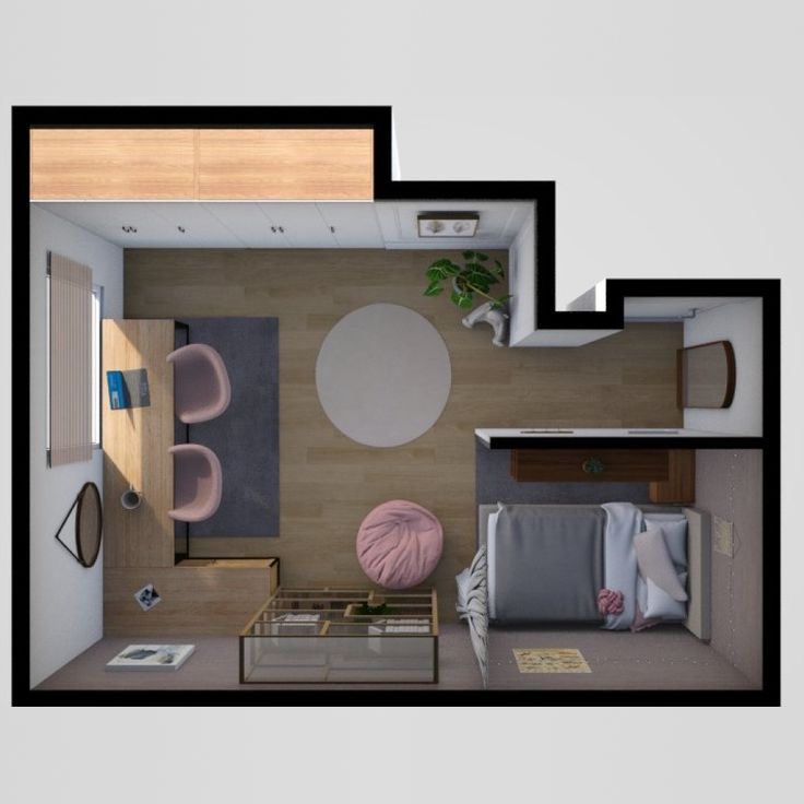 Bedroom layout made on Floor planner, Bedroom