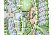 Yuyao residential site plan, showing units and open space. Kentsel