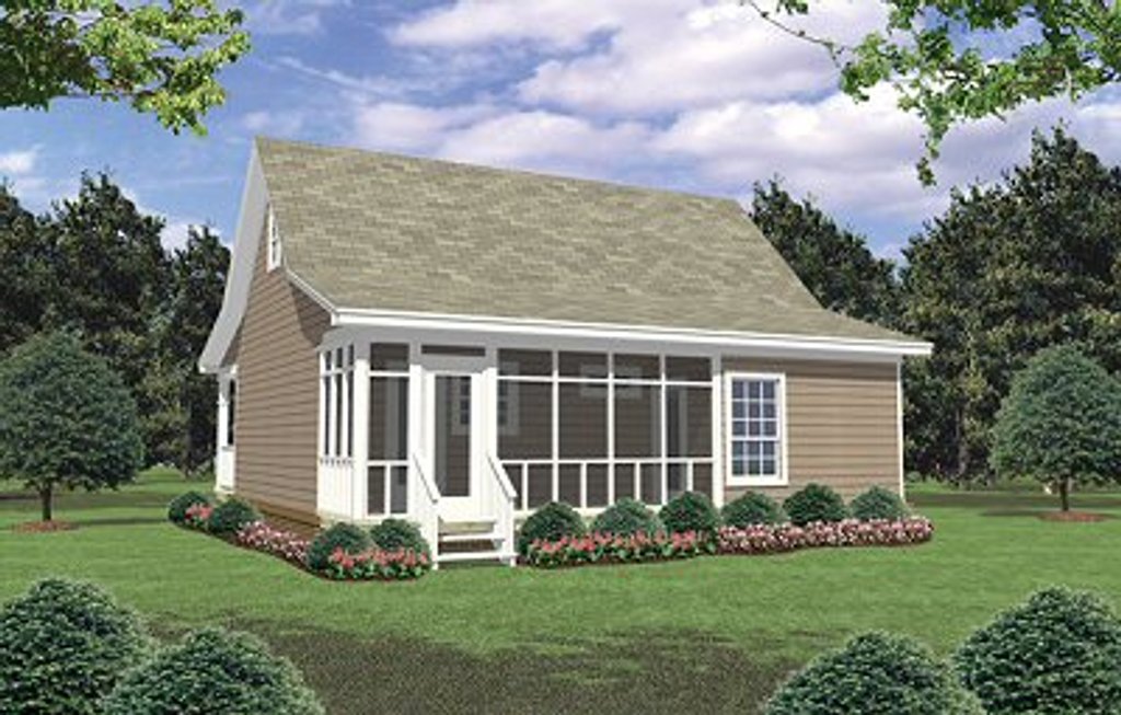 Cottage Style House Plan 2 Beds 1 Baths 800 Sq/Ft Plan 21211