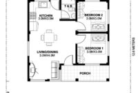 Home design plan 11x12m with 2 bedrooms Home Design with Plan Two
