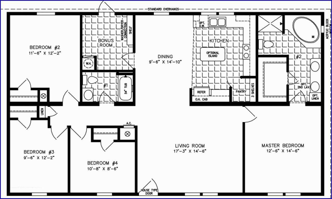 20 Elegant 1400 Sq Ft House Plans Image Manufactured homes floor