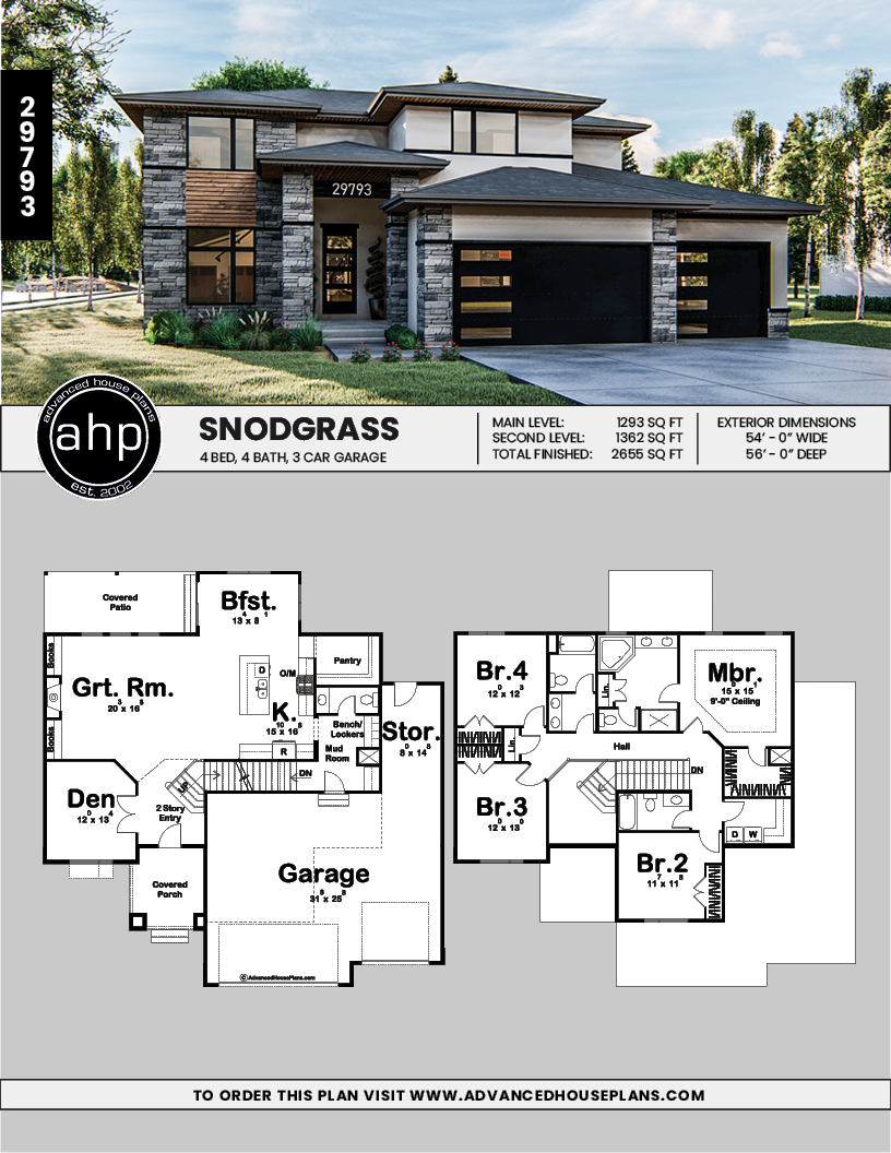 2 Story Modern House Design Plans pichead