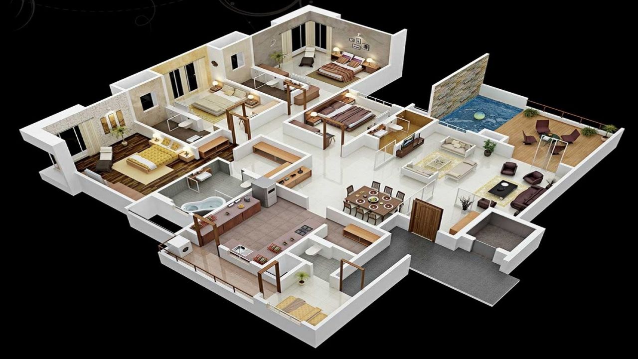 New Boiler For 4 Bedroom House 4 bedroom house designs, 3d house