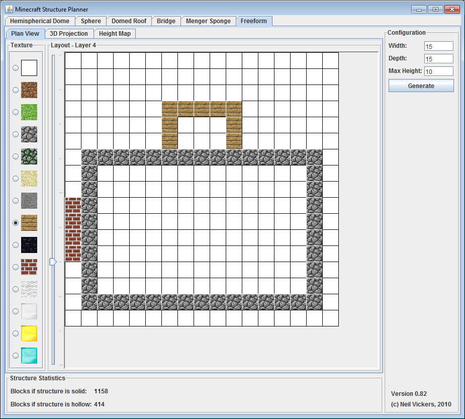 Minecraft Blueprint Maker Schematic