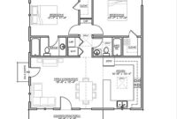 Craftsman Style House Plan 2 Beds 2 Baths 930 Sq/Ft Plan 4852