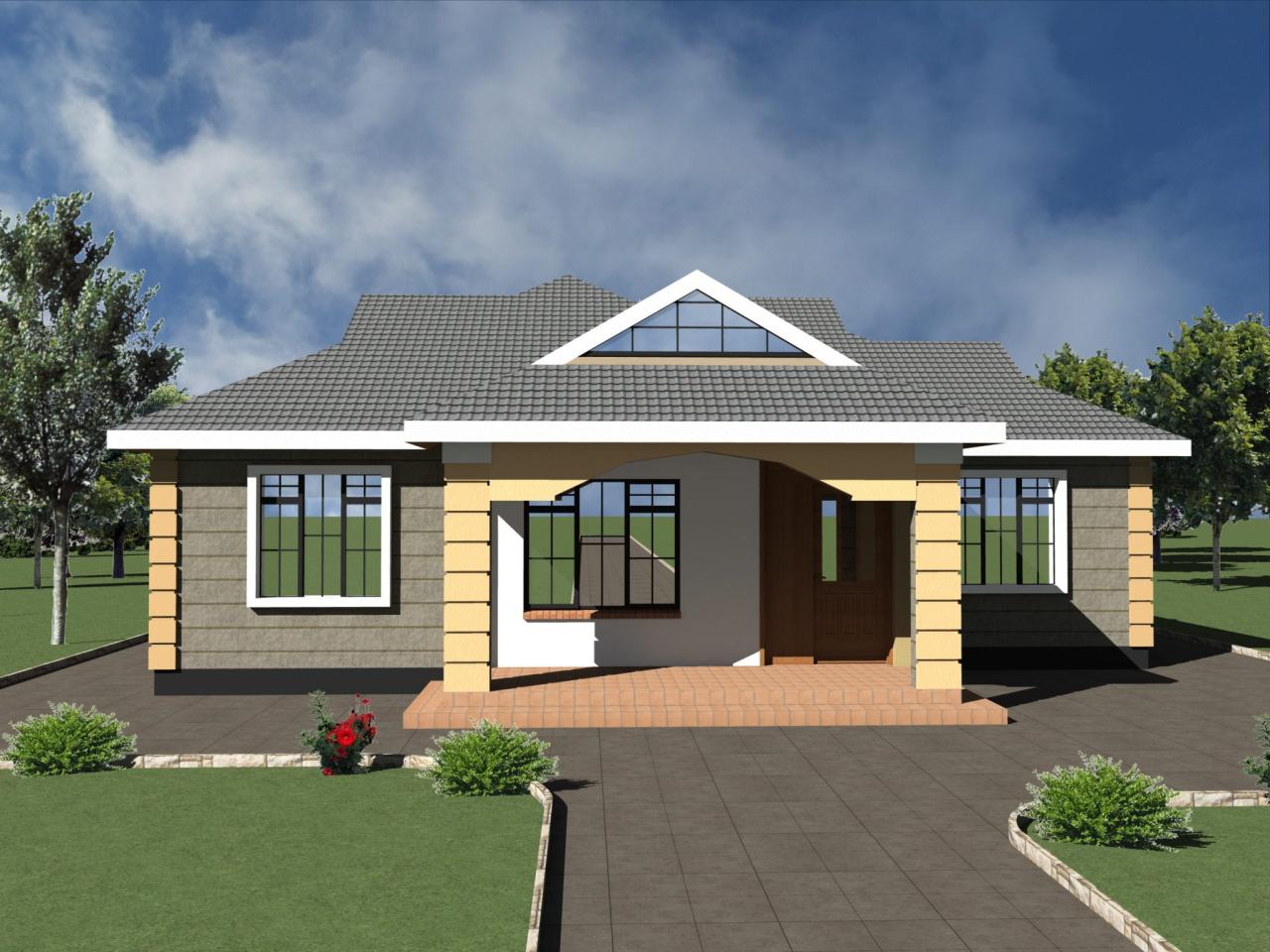 low budget modern 3 bedroom house design 3 bedroom design 1099b hpd