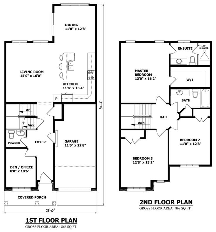 Beautiful 3 Bedroom 2 Storey House Plans New Home Plans Design
