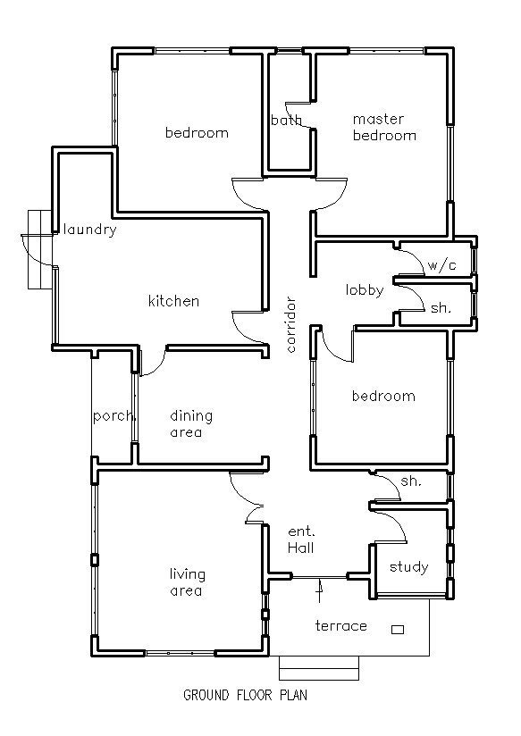Awesome Building Plans For 3 Bedroom House New Home Plans Design