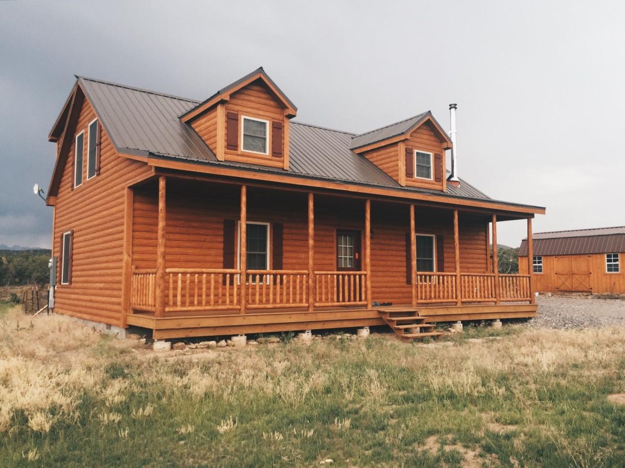 Homestead Two Story Modular Cabin Log cabin homes, Cabin homes, Cabin