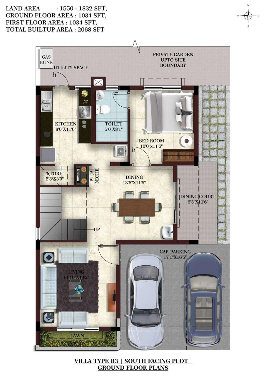 South Face House Vastu Plan Tamil Nadu Indian house plans, 2bhk house