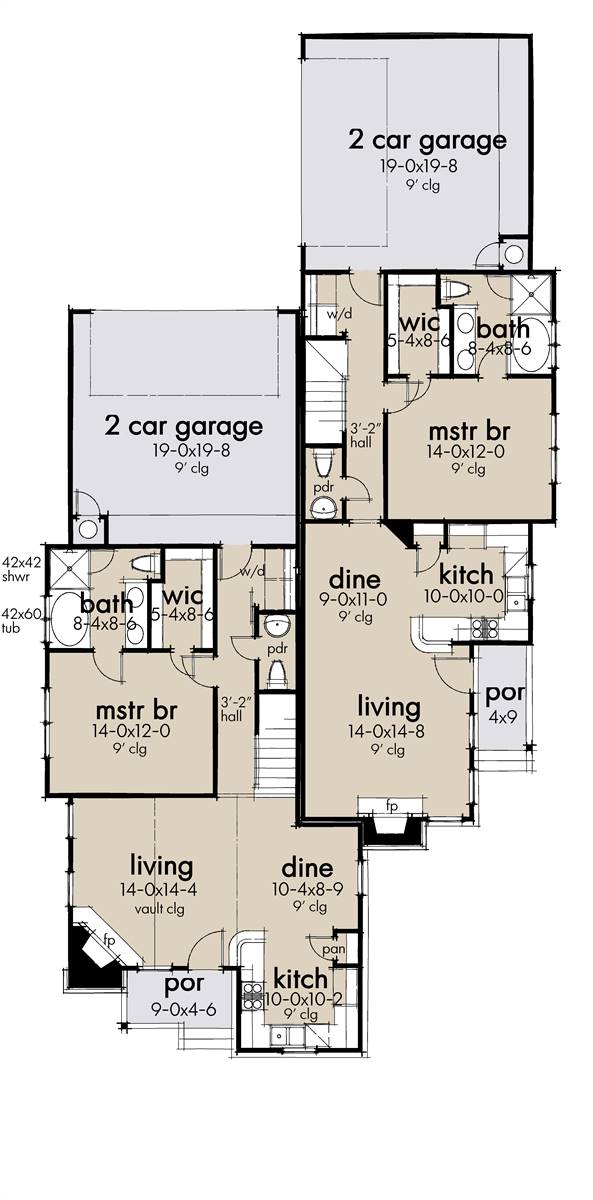 Duplex Plan 7442