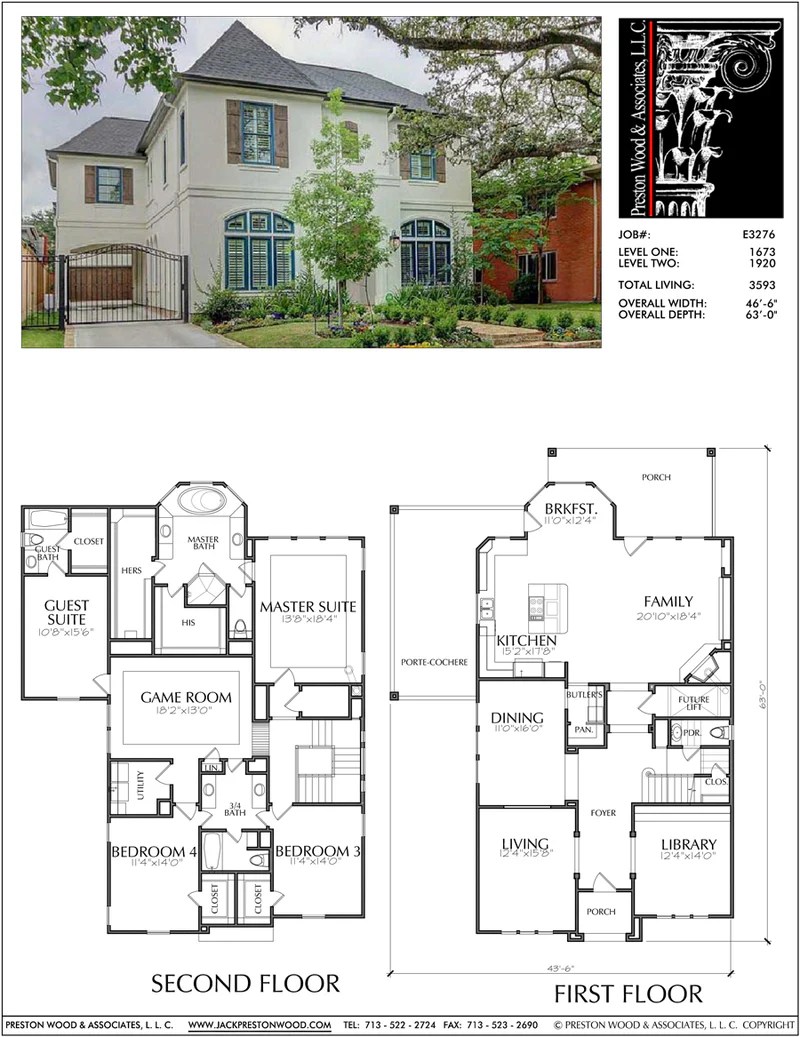 Two Story New Houses, Custom Small Home Design Plans, Affordable Floor