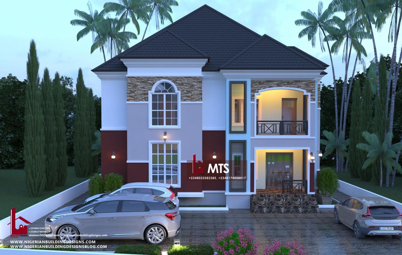 4 BEDROOM DUPLEX (RF D4021) NIGERIAN BUILDING DESIGNS