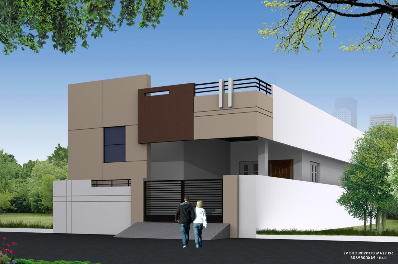 SINGLE FLOOR HOUSE ELEVATION DESIGNING PHOTOS Home DesignsInterior