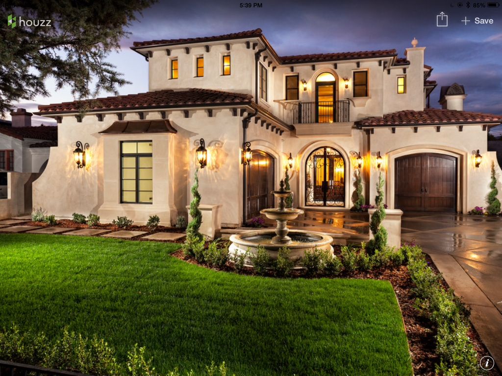 Pin by M'lis C on Spanish Courtyard Mediterranean homes exterior