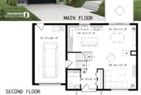17351020250405-009687e15bf2e750a6384c3588f88496 Twostory contemporary home plan with garage, open dining and living