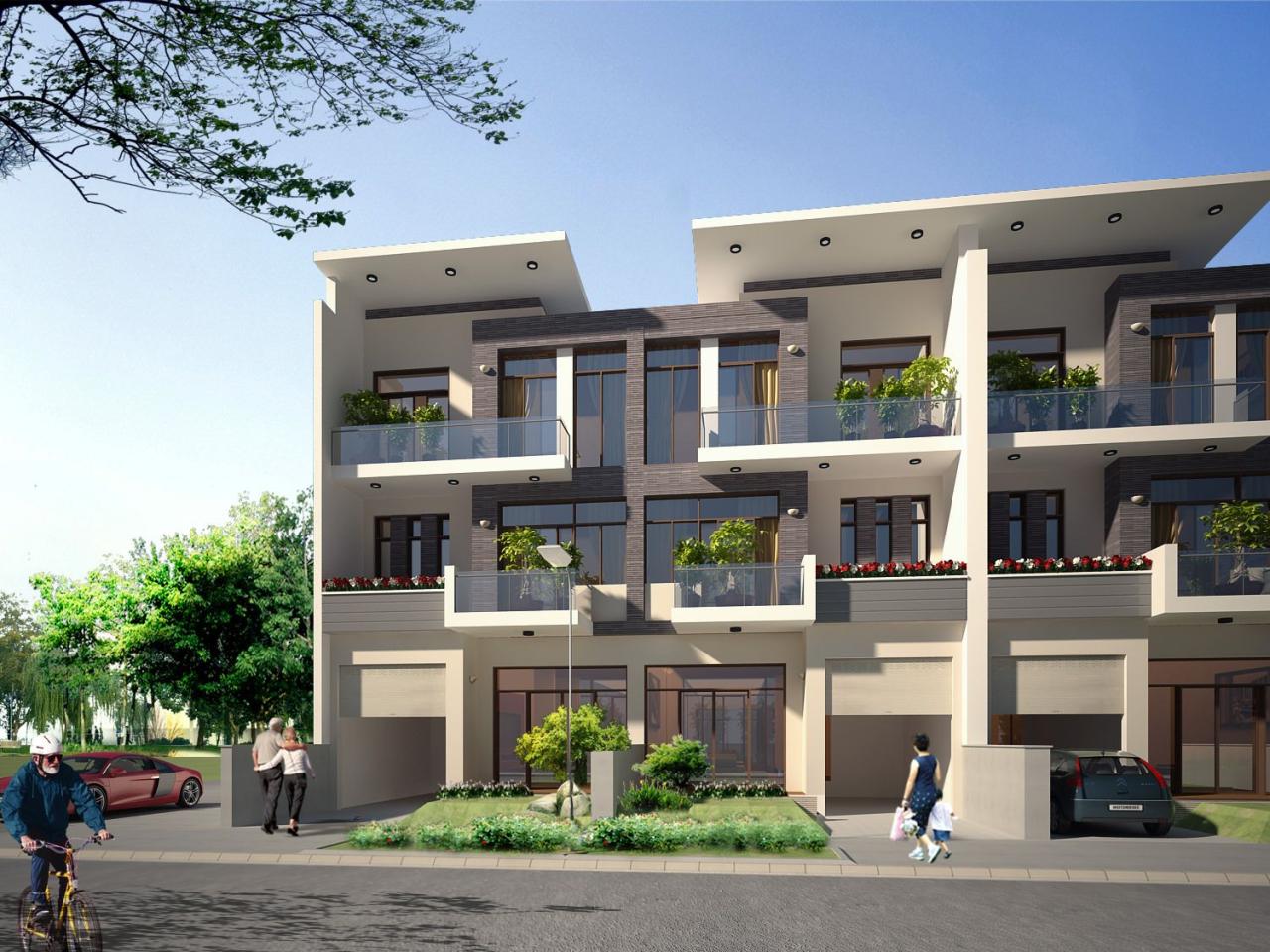 Image result for Contemporary 2 story apartment buildings House