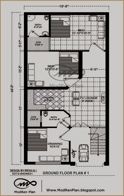 3 marla modern house plan small house plan ideas