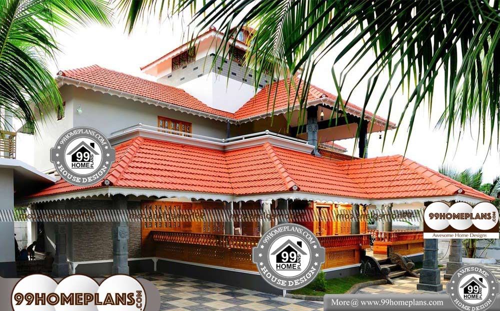 Kerala Nalukettu Veedu Plan & Traditional Tharavadu Home Design Ideas