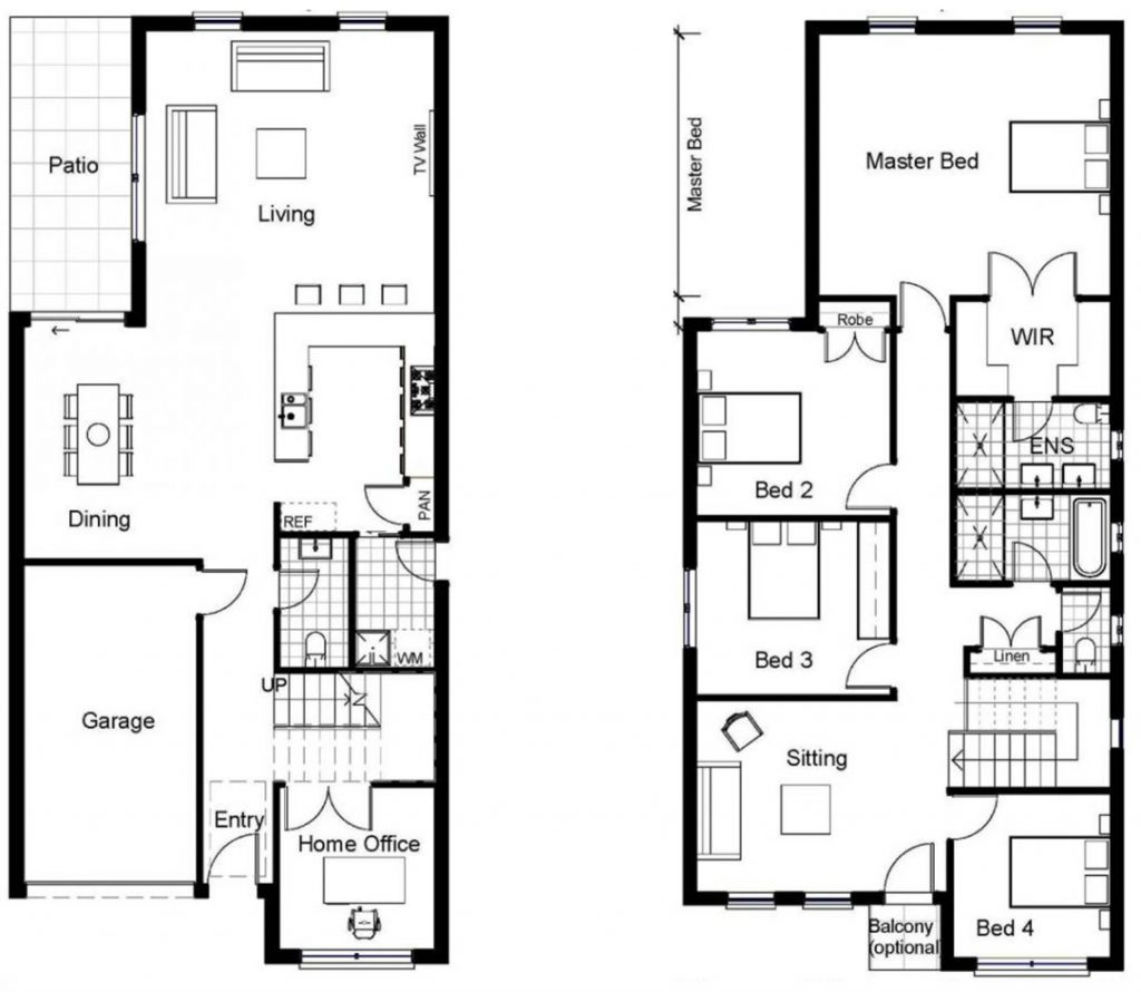 Luxury Sample Floor Plans 2 Story Home New Home Plans Design
