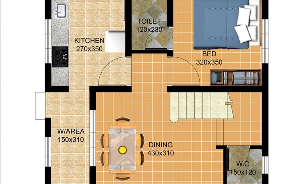 Kerala Villa Plan 1500 Sq. Ft Architecture house plans