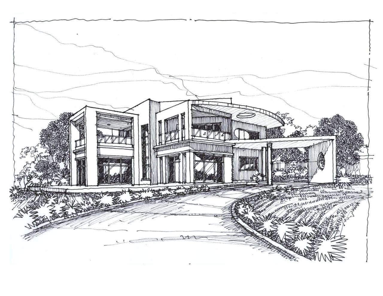 Top 20+ House Exterior Sketch