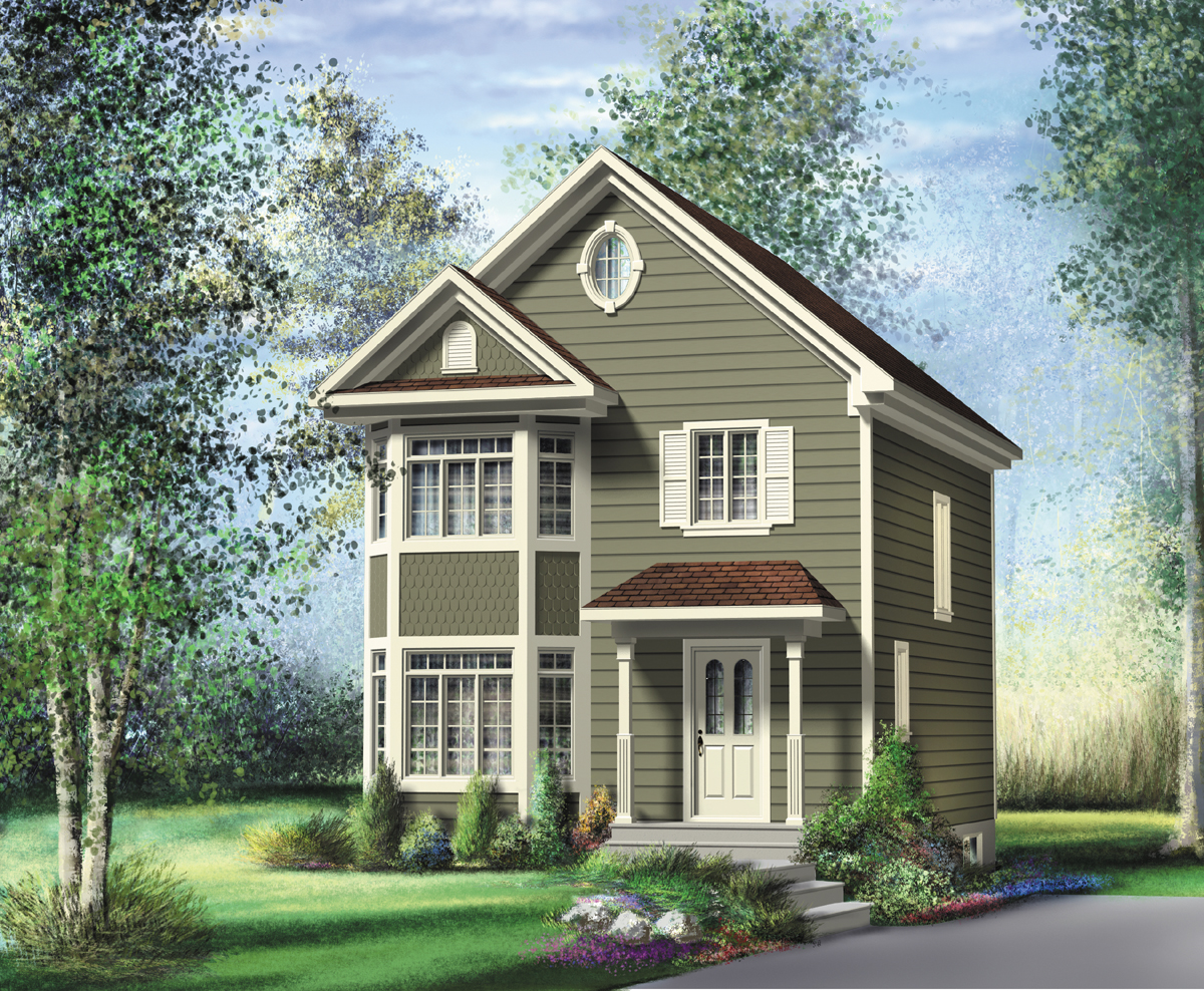 19+ Two Story House Plans For Narrow Lots Adelaide