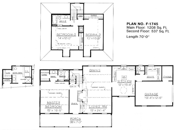 Inspiration 1745 Floor Plan Ideas - House Floor Plans