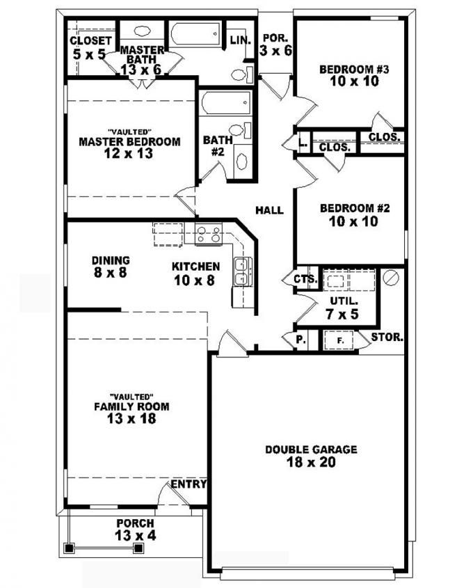 CDATA[
Marvelous Single Story 3 Bedroom 2 Bath House Plans 2023. Web most popular are three bedroom two bath house plans; Web 3 bedroom, 2 bathroom floor plans & house designs explore our range of 3 bedroom, 2 bathroom floor plans.
![47+ House Plans 1 Story 3 Bedroom 2 Bath, Important Inspiraton!